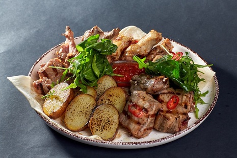 Мясной микс на гриле